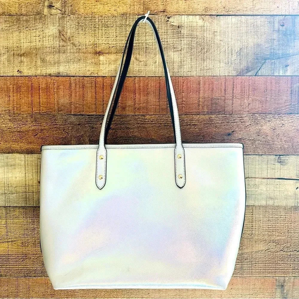 Coach Limited Edition Holographic Iridescent City Zip Tote - Picture 3 of 16